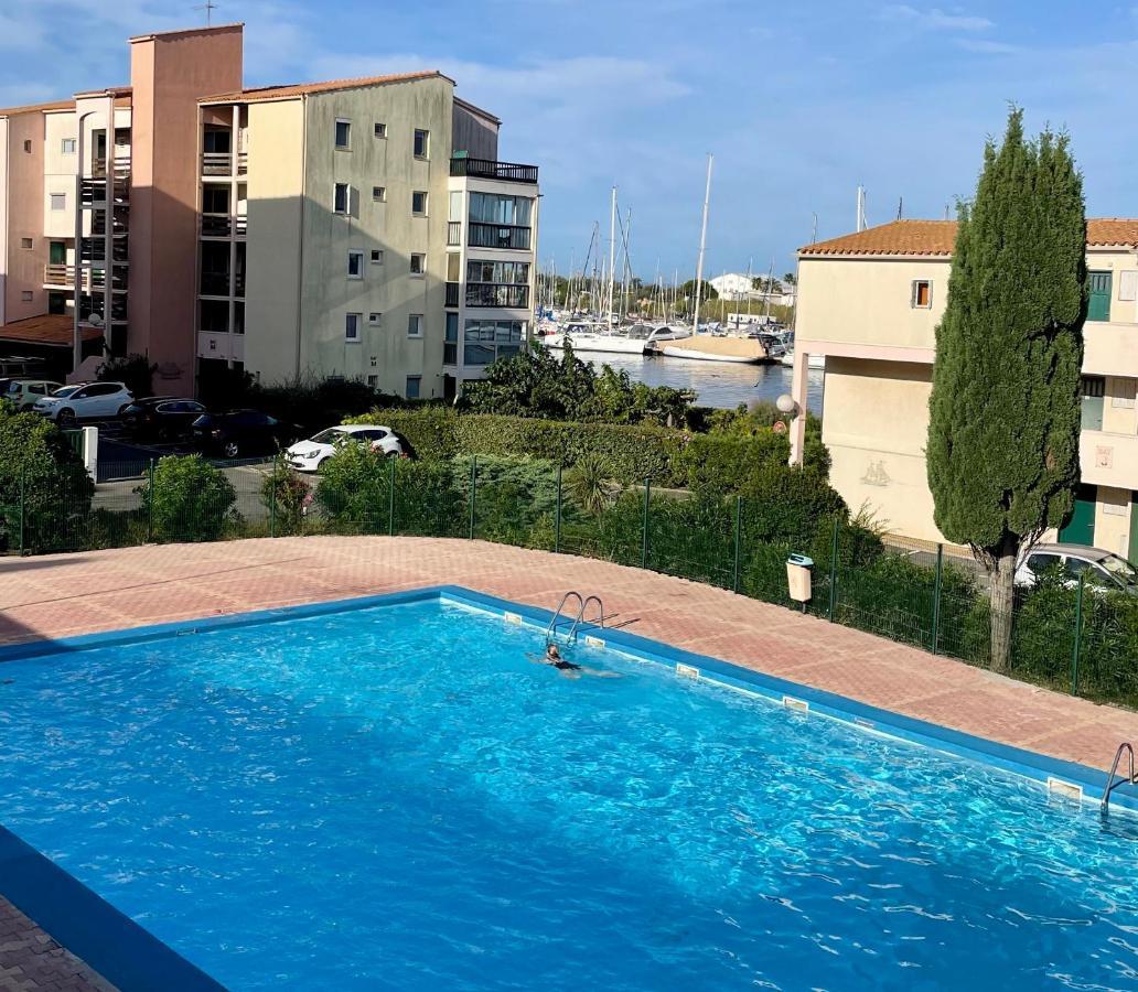 Studio Face A La Mer 4 Couchages - Gratuits Piscine Tennis Et Un Parking Prive Rare Et Tres Utile - Vue Magnifique Sur La Mer - Agreable En Toutes Saisons Ile Des Pecheurs - La Brigantine - Emplacement Et Vue Rares Au Cap D'Agde Exterior foto