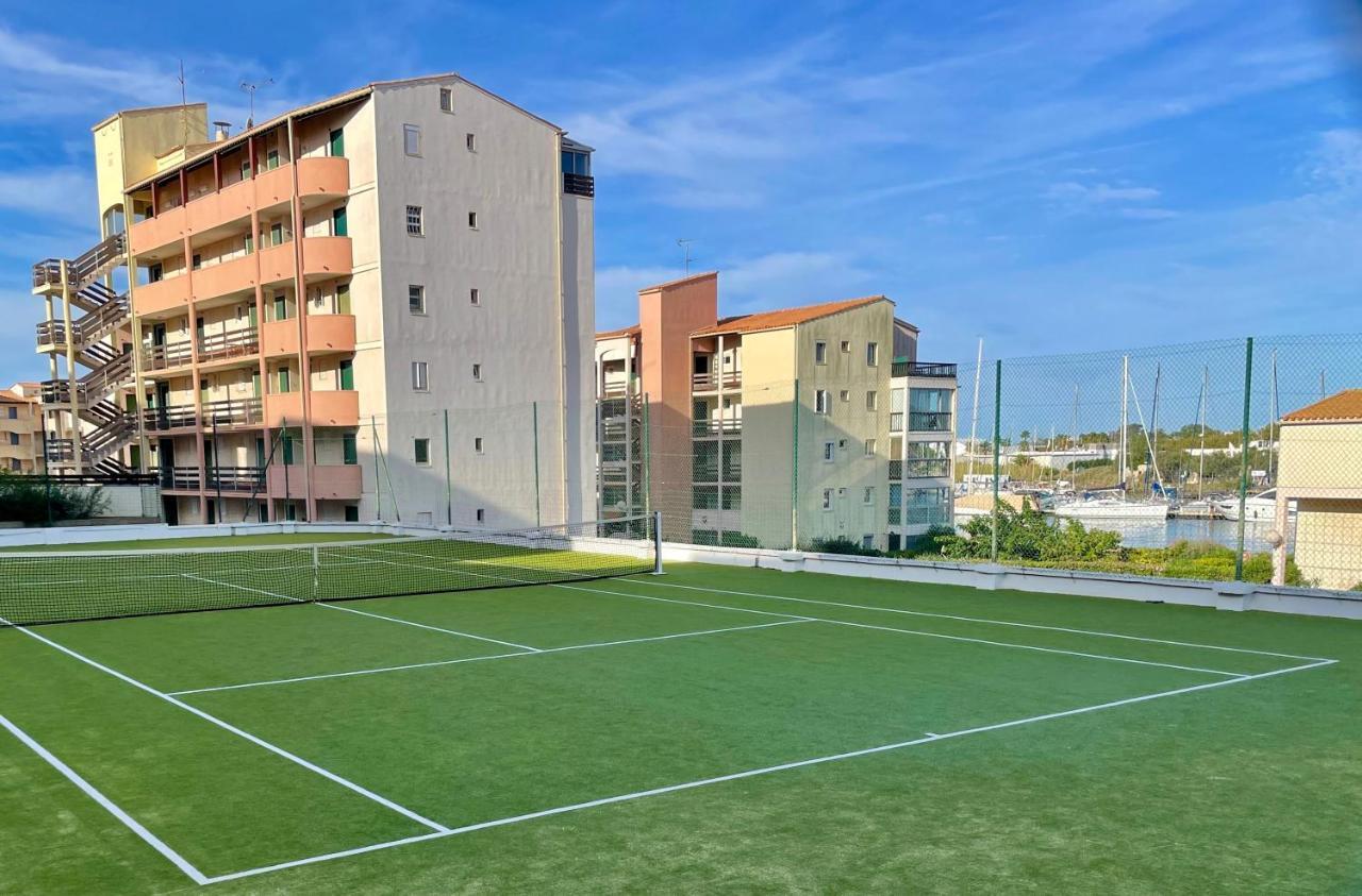 Studio Face A La Mer 4 Couchages - Gratuits Piscine Tennis Et Un Parking Prive Rare Et Tres Utile - Vue Magnifique Sur La Mer - Agreable En Toutes Saisons Ile Des Pecheurs - La Brigantine - Emplacement Et Vue Rares Au Cap D'Agde Exterior foto