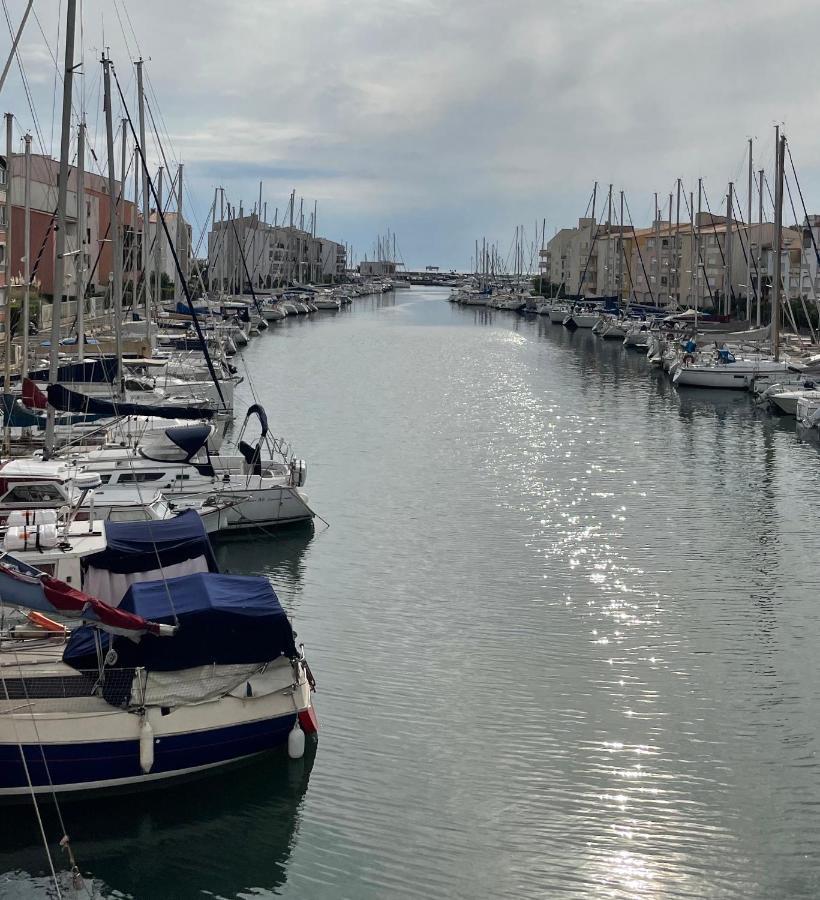 Studio Face A La Mer 4 Couchages - Gratuits Piscine Tennis Et Un Parking Prive Rare Et Tres Utile - Vue Magnifique Sur La Mer - Agreable En Toutes Saisons Ile Des Pecheurs - La Brigantine - Emplacement Et Vue Rares Au Cap D'Agde Exterior foto